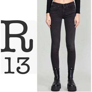 R13 Black Skinny Jeans